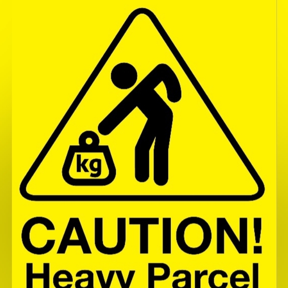 ~over 5 lbs~Additional shipping label - Picture 2 of 3